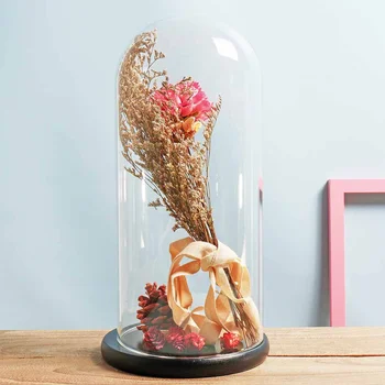 33 x15 CM Clear Glass Display Jar Bell Dome Stand Wooden Base Fairy Light Dry Flower Display Terrarium Figurines DIY Crafts
33 x15 CM Clear Glass Display Jar Bell Dome Stand Wooden Base Fairy Light Dry Flower Display Terrarium Figurines DIY Crafts
