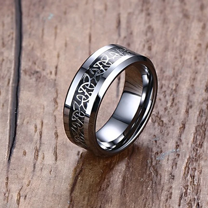 Promise Love Couple Wedding Rings For Him and Her Tungsten Carbide Inlaid Celtics Knot Valentine's Day Jewelry 6MM/8MM
Promise Love Couple Wedding Rings For Him and Her Tungsten Carbide Inlaid Celtics Knot Valentine's Day Jewelry 6MM/8MM