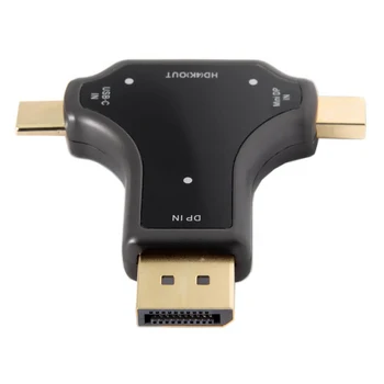 USB-C & Displayport & Mini DP 3 in 1 To HDMI Female Adapter Type C 4K 2K For Macbook Laptop PC
USB-C & Displayport & Mini DP 3 in 1 To HDMI Female Adapter Type C 4K 2K For Macbook Laptop PC