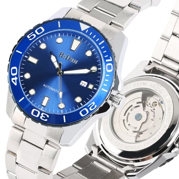 Men Watches Automatic-self-winding Mechanical Watches Stainless Steel Band Calendar Function Business Style Clock reloj 
Men Watches Automatic-self-winding Mechanical Watches Stainless Steel Band Calendar Function Business Style Clock reloj
