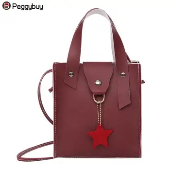 Fashino Star Pendant Shoulder Handbags Solid Color PU Leather Satchel Crossbody Bags for Women
Fashino Star Pendant Shoulder Handbags Solid Color PU Leather Satchel Crossbody Bags for Women