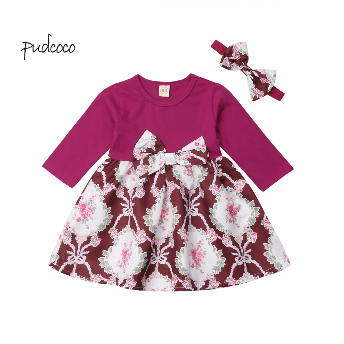 Pudcoco New Brand Kid Toddler Baby Girls Long Sleeve Floral Bowknot Party Princess Tutu Dress
Pudcoco New Brand Kid Toddler Baby Girls Long Sleeve Floral Bowknot Party Princess Tutu Dress