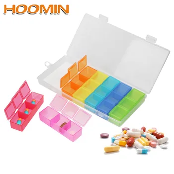 HOOMIN Removable 21 Grids Storage Box 7 Day Medicine Drug Pill Organizer Jewelry Storage Case Plastic
HOOMIN Removable 21 Grids Storage Box 7 Day Medicine Drug Pill Organizer Jewelry Storage Case Plastic