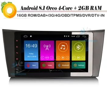 8" DAB+ Android 8.1 Autoradio WiFi 4G GPS Radio BT OBD Navi Car Multimedia Player for Mercedes Benz CLS/E/G-Klasse W219 W211 
8" DAB+ Android 8.1 Autoradio WiFi 4G GPS Radio BT OBD Navi Car Multimedia Player for Mercedes Benz CLS/E/G-Klasse W219 W211
