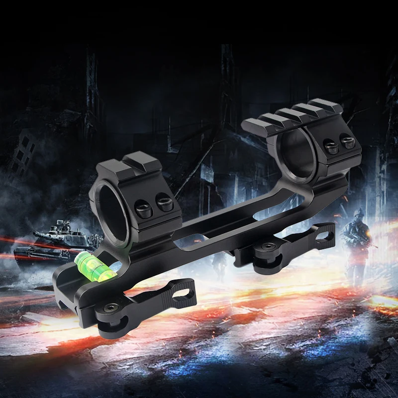 Tactical QD 1 inch 30mm Ring Integral Hunting Scope Mount Picatinny Rail for Ar15 Ak47 Bracket Optical Sight with Bubble Level
Tactical QD 1 inch 30mm Ring Integral Hunting Scope Mount Picatinny Rail for Ar15 Ak47 Bracket Optical Sight with Bubble Level