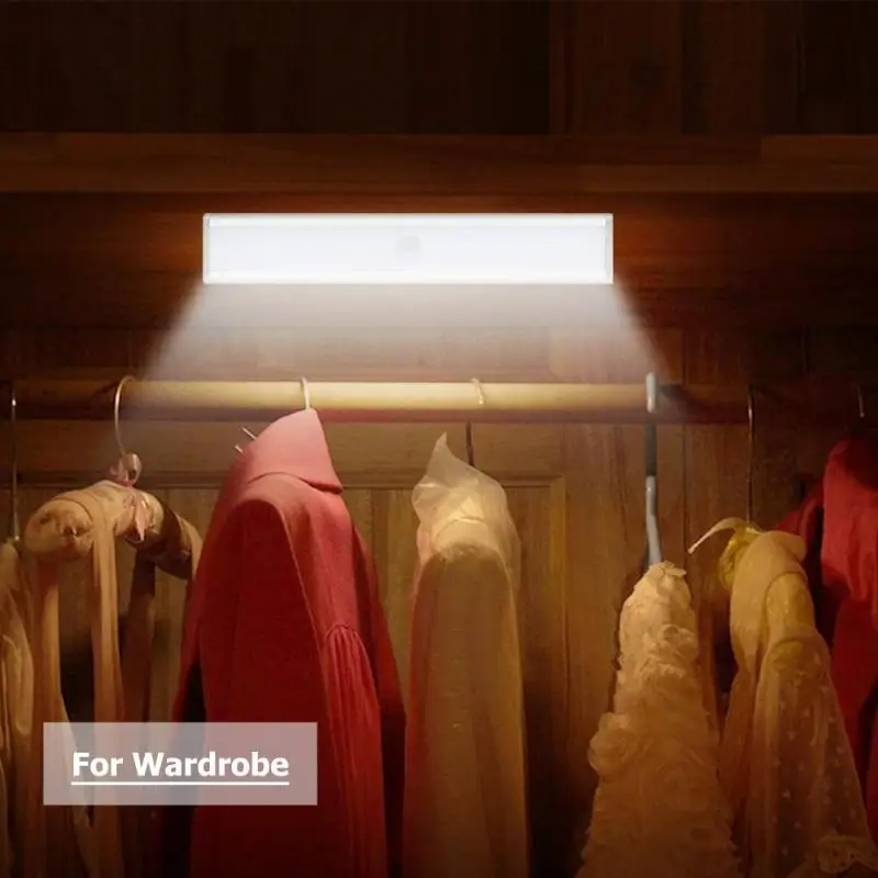 20 LED PIR Sensor Cabinet Light USB Charging Dimmable Lamp Bar for Closet LED Bar Kitchen Light Indoor Home Lamp
20 LED PIR Sensor Cabinet Light USB Charging Dimmable Lamp Bar for Closet LED Bar Kitchen Light Indoor Home Lamp