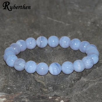 Ruberthen Designer Natural Stone Bracelet for Women AAA Grand Blue Lace A gate Bracelet Energy Balance Bracelet
Ruberthen Designer Natural Stone Bracelet for Women AAA Grand Blue Lace A gate Bracelet Energy Balance Bracelet