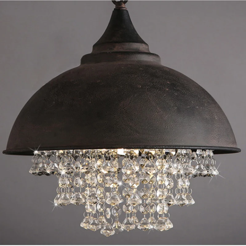 SETTEMBRE Modern Vintage Crystal Pendant Lights Industrial Retro Black Hanging Lamp Loft Home Hotel Restaurant Crystal Pendant L
SETTEMBRE Modern Vintage Crystal Pendant Lights Industrial Retro Black Hanging Lamp Loft Home Hotel Restaurant Crystal Pendant L