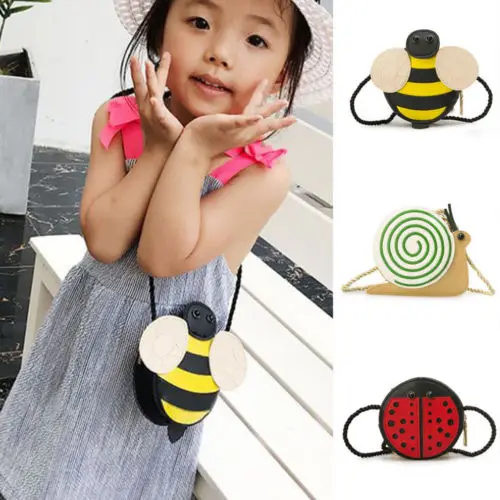 Cute Bee Ladybug Snails Baby Kid Girl Crossbody Small Bag Messenger Wallet Storage Bags
Cute Bee Ladybug Snails Baby Kid Girl Crossbody Small Bag Messenger Wallet Storage Bags