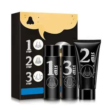 Three-step Hyaluronic Acid Remove Blackhead Absorption Charcoal Nose Mask Paste Contractive Pore Clean Skin T Area Care Black Ma
Three-step Hyaluronic Acid Remove Blackhead Absorption Charcoal Nose Mask Paste Contractive Pore Clean Skin T Area Care Black Ma