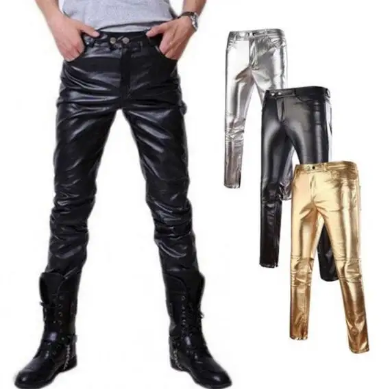 2019 Hot Sale Hip Hop Mens Leather Pants Faux Leather Pu Material 3 Colors Motorcycle Skinny Faux Leather Casual Pants
2019 Hot Sale Hip Hop Mens Leather Pants Faux Leather Pu Material 3 Colors Motorcycle Skinny Faux Leather Casual Pants