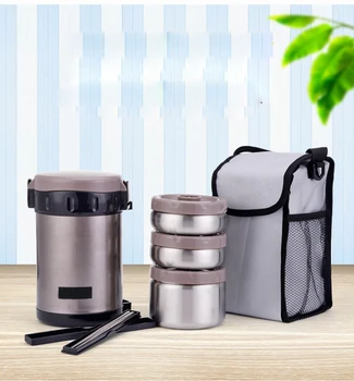 1.8L Thermal Insulated Jar Stainless Steel Lunch Box for Kids Japanese Bento Boxes Meal Prep Food Containers Set thermo lunchbox
1.8L Thermal Insulated Jar Stainless Steel Lunch Box for Kids Japanese Bento Boxes Meal Prep Food Containers Set thermo lunchbox