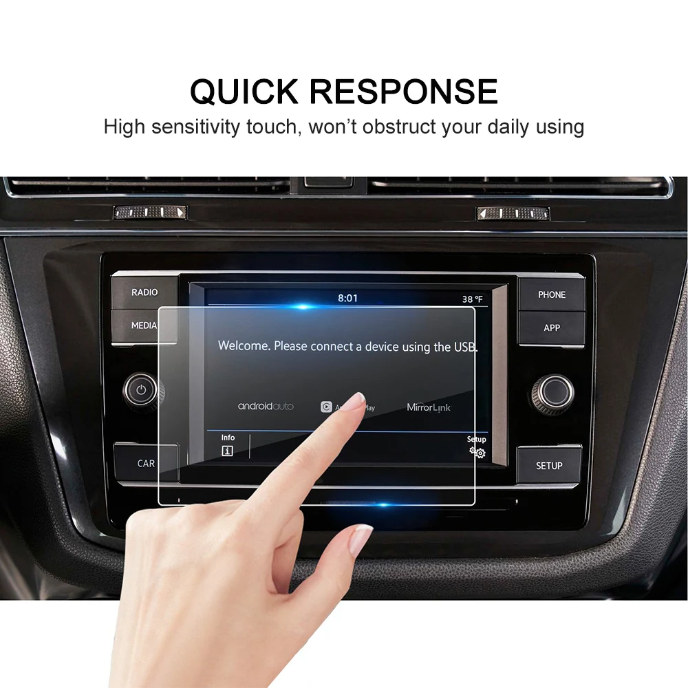 Universal Screen Tempered Glass Car Navigation Screen Protector for 7" Car GPS Center Control Screen
Universal Screen Tempered Glass Car Navigation Screen Protector for 7" Car GPS Center Control Screen