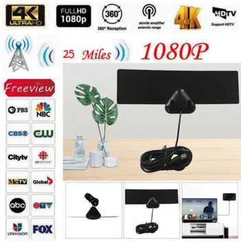 25 Miles Range Antenna TV Digital HD Skywire 4K Antena Digital Indoor HDTV 1080p TV Antenna
25 Miles Range Antenna TV Digital HD Skywire 4K Antena Digital Indoor HDTV 1080p TV Antenna