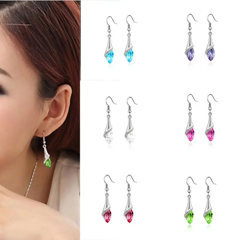 Women Ladies Artificial Crystal Earring Eardrop Exaggerate Modern Hyperbole Dangle Hook Elegant Jewelry
Women Ladies Artificial Crystal Earring Eardrop Exaggerate Modern Hyperbole Dangle Hook Elegant Jewelry
