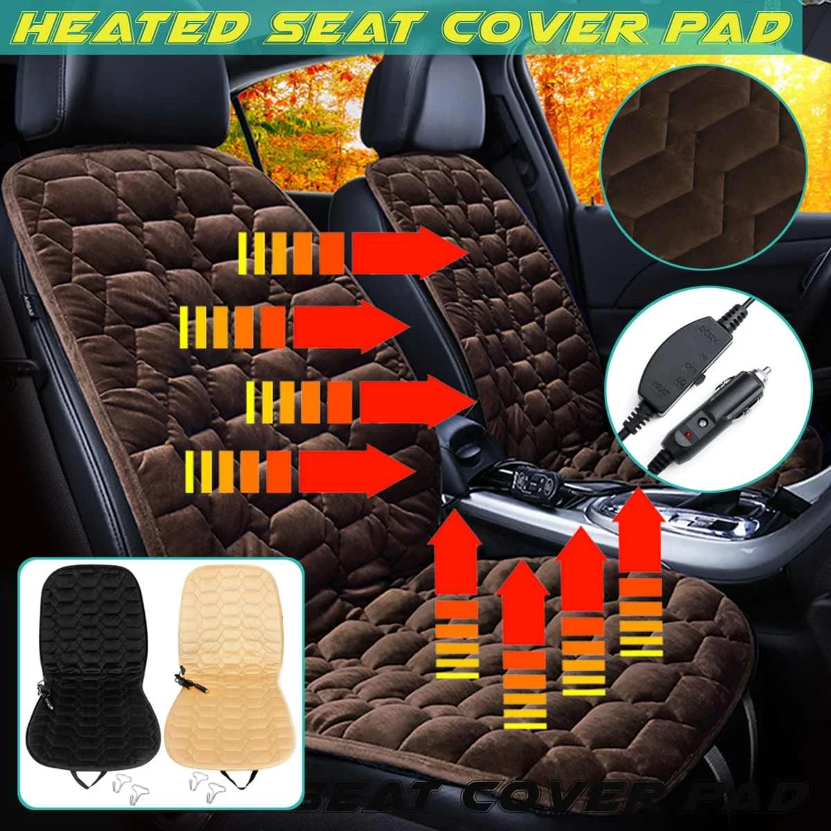 12V Plush Car Heated Seat Covers Cushion Seat Warmer Winter Household Cover Electric Heating Mat universal heating Heater
12V Plush Car Heated Seat Covers Cushion Seat Warmer Winter Household Cover Electric Heating Mat universal heating Heater