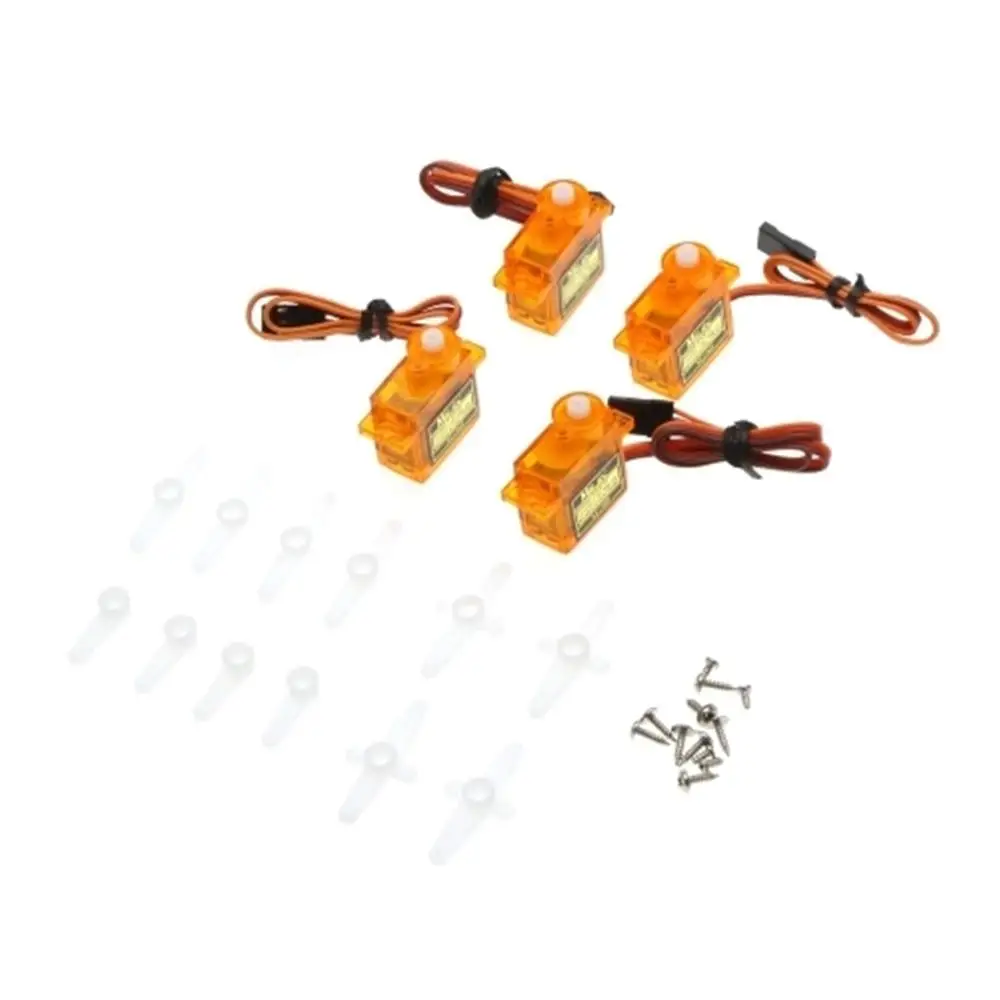 4 Pcs MR.RC High Precision Mini Gear Micro SG90 9g Servo For RC Airplane 450 Helicopter Swashplate Servo
4 Pcs MR.RC High Precision Mini Gear Micro SG90 9g Servo For RC Airplane 450 Helicopter Swashplate Servo