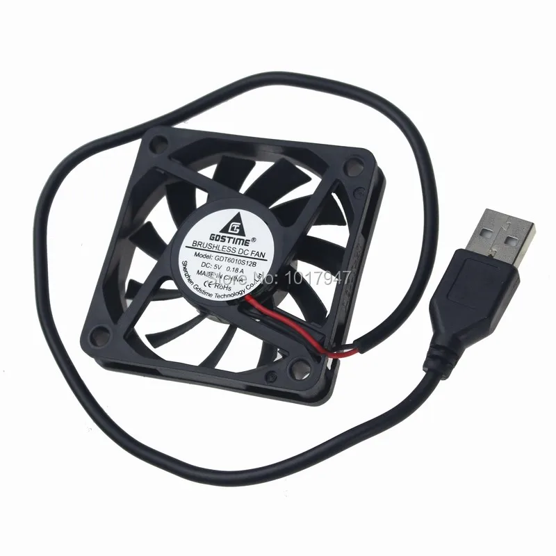 1Pieces GDT DC 5V USB 6010 60mmx10mm 60mm Fans PC Computer Case Cooling Cooler Fan
1Pieces GDT DC 5V USB 6010 60mmx10mm 60mm Fans PC Computer Case Cooling Cooler Fan