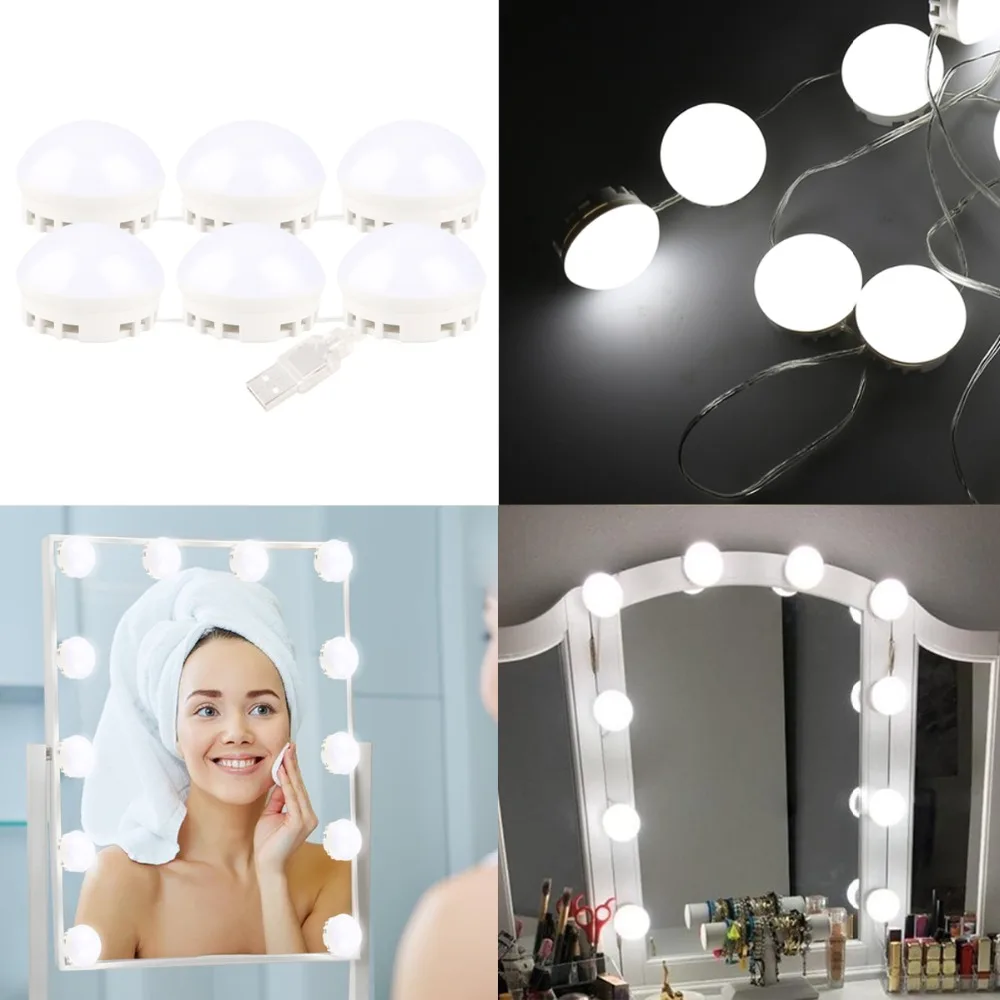 LED Vanity Mirror Light String 10Pcs Bulb Light Kit with Dimmer LED Wall Light USB Power Supply Chain Bathroom 34E
LED Vanity Mirror Light String 10Pcs Bulb Light Kit with Dimmer LED Wall Light USB Power Supply Chain Bathroom 34E