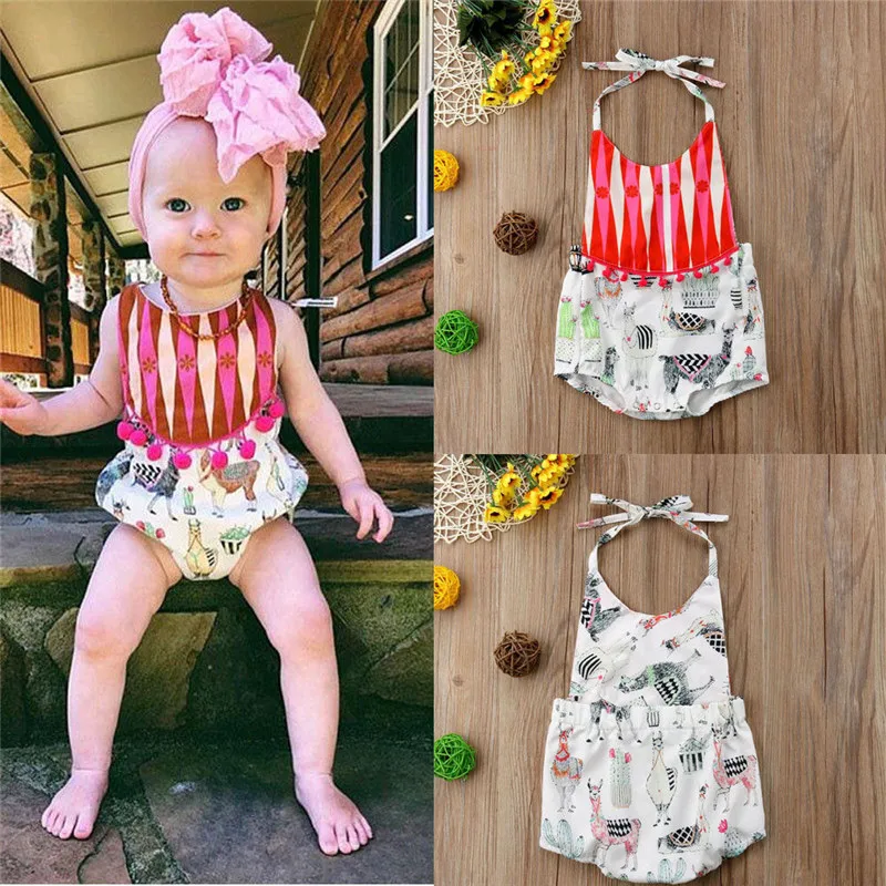 PUDCOCO Newest Newborn Baby Boy Girls Halter Backless Alpaca Joint Pop Bodysuit summer kids Clothes Fashion Outfits 0-24M
PUDCOCO Newest Newborn Baby Boy Girls Halter Backless Alpaca Joint Pop Bodysuit summer kids Clothes Fashion Outfits 0-24M