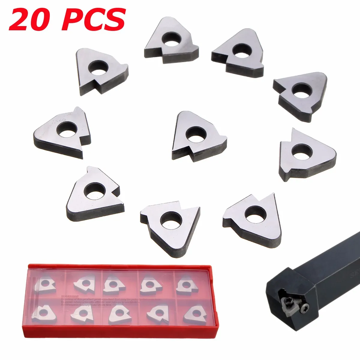 10Pcs Inserts Shim Seat for 16ER AG6/16IRAG60 SER/SEL with Box Turning Tool Holder Parts Carbide Inserts Kit
10Pcs Inserts Shim Seat for 16ER AG6/16IRAG60 SER/SEL with Box Turning Tool Holder Parts Carbide Inserts Kit