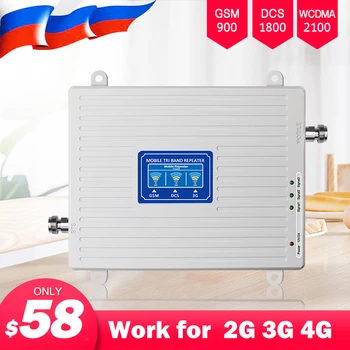 2G 3G 4G Cell Phone Cellular Booster Signal Booster GSM 900 DCS LTE 1800 WCDMA 2100 Mobile Signal Repeater Amplifier Tri Band
2G 3G 4G Cell Phone Cellular Booster Signal Booster GSM 900 DCS LTE 1800 WCDMA 2100 Mobile Signal Repeater Amplifier Tri Band