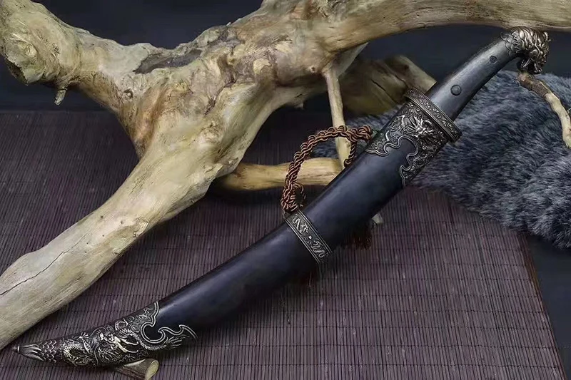 Chinese Menggu Blade Qing Dynasty Blade Damascus Folded Steel Hand-made very sharp Japanese Samurai Sword Katana
Chinese Menggu Blade Qing Dynasty Blade Damascus Folded Steel Hand-made very sharp Japanese Samurai Sword Katana