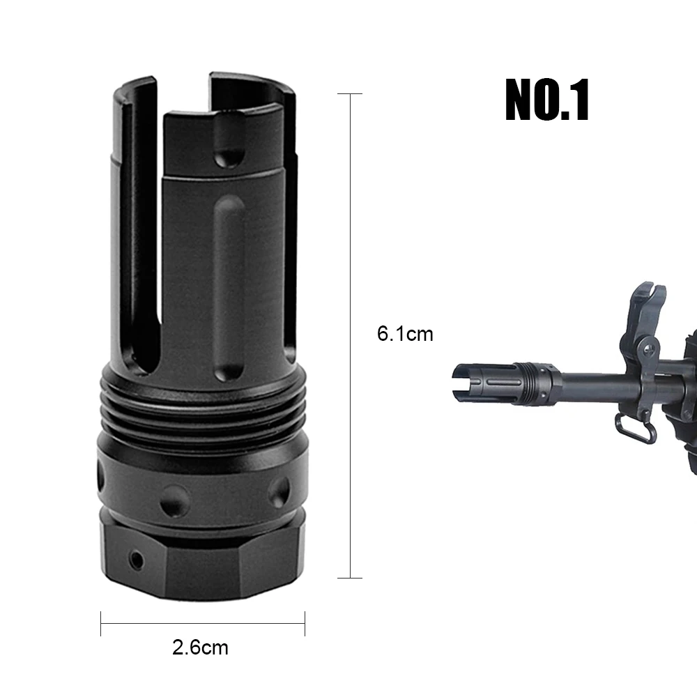 Full Metal Silencer Muffler Accessories For JinMing Gen8 M4 Water Gel Ball Blast