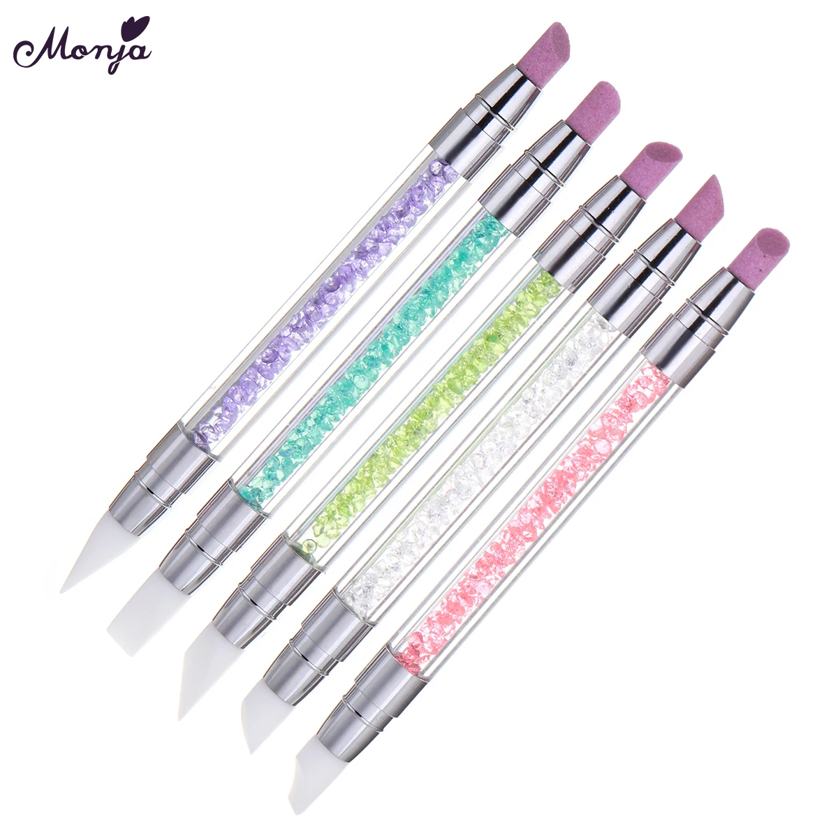 Monja Dual End Nail Art Brush Silicone Modeling Sculpture Emboss Builder Pen Quartz Scrubs Cuticle Dead Skin Remove Tools
Monja Dual End Nail Art Brush Silicone Modeling Sculpture Emboss Builder Pen Quartz Scrubs Cuticle Dead Skin Remove Tools