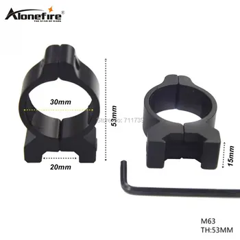 AloneFire 1PC M63 Hunting Rifle 30mm Ring Scope Flashlight Mount Adaptor Clamp With 20mm Weave Picatinny Rail scope mount extend
AloneFire 1PC M63 Hunting Rifle 30mm Ring Scope Flashlight Mount Adaptor Clamp With 20mm Weave Picatinny Rail scope mount extend