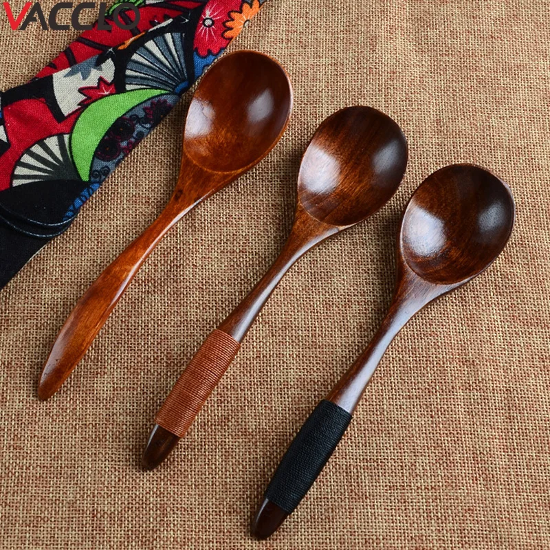 Vacclo 1pc Wooden Spoon Bamboo Kitchen Cooking Utensil Tool Soup Teaspoon Catering Tableware Cuillere Cucharas Colher 18*4cm
Vacclo 1pc Wooden Spoon Bamboo Kitchen Cooking Utensil Tool Soup Teaspoon Catering Tableware Cuillere Cucharas Colher 18*4cm