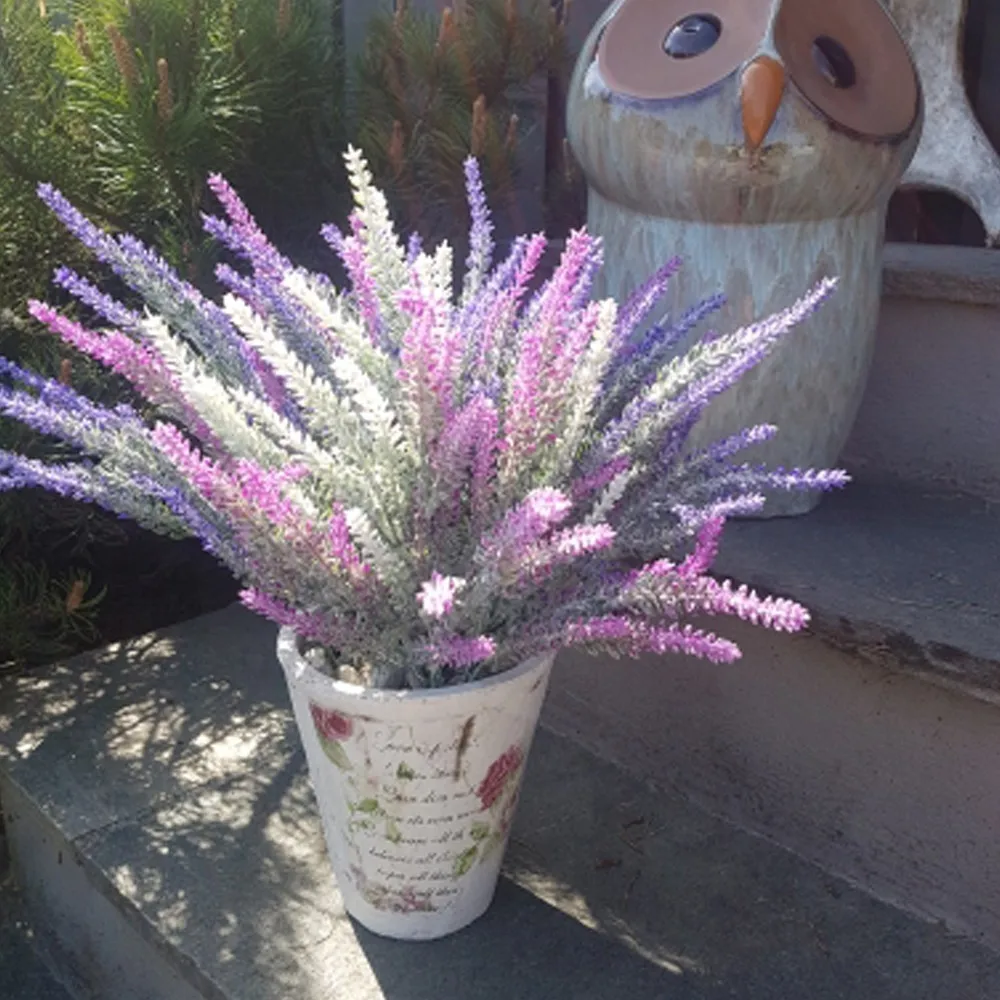 6colors 5 Heads Artificial Flowers Plastic Flower Romantic Provence Lavender Flowers Decoration For Party Home Garden Decor
6colors 5 Heads Artificial Flowers Plastic Flower Romantic Provence Lavender Flowers Decoration For Party Home Garden Decor