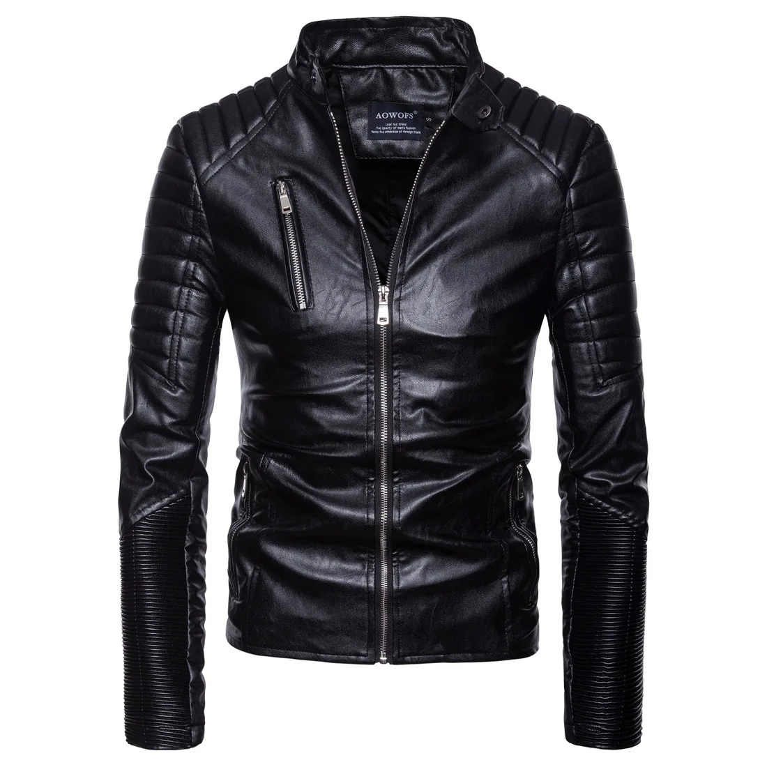 Factory Direct Brand Men's Aowofs2019 New Men's Motorcycle Leather Jacket Men's Leather Jacket Pengkla Chain Motorcycle Leather
Factory Direct Brand Men's Aowofs2019 New Men's Motorcycle Leather Jacket Men's Leather Jacket Pengkla Chain Motorcycle Leather