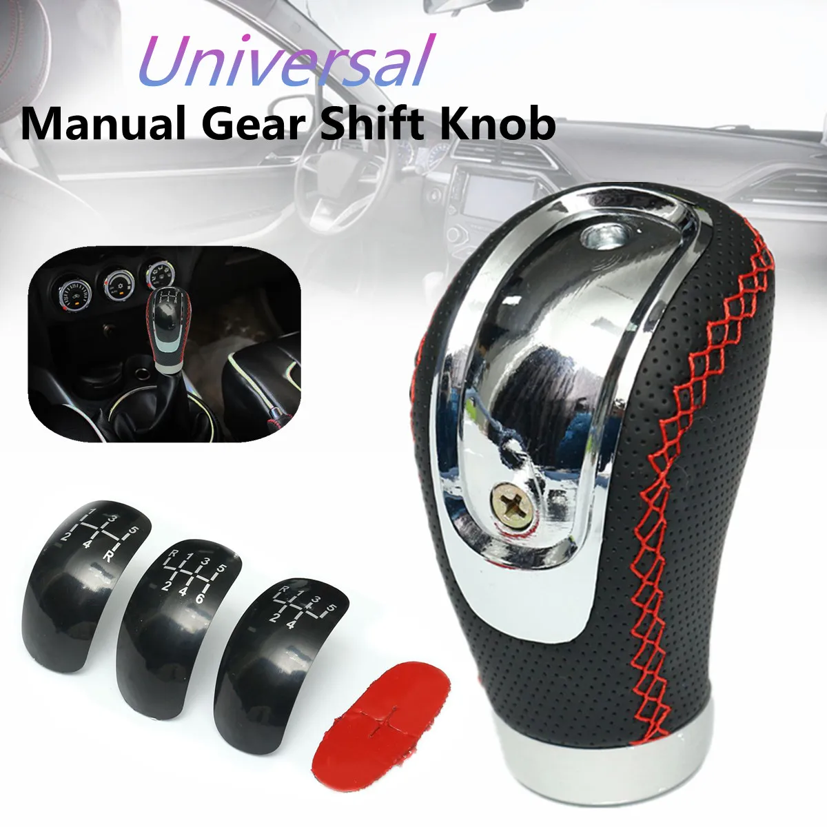 5 Speed 6 Speed Manual Car Gear Shift Knob Shifter Lever Stick Universal Changeable Speed Cover PU Leather
5 Speed 6 Speed Manual Car Gear Shift Knob Shifter Lever Stick Universal Changeable Speed Cover PU Leather