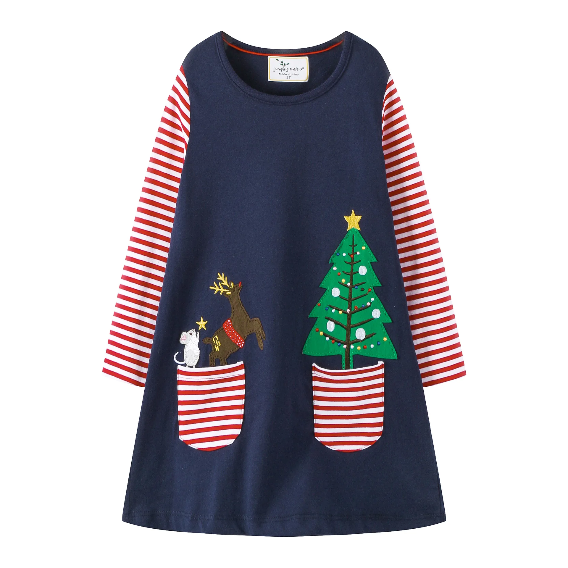 2019 kids dresses for girls Spring Christmas tree applique striped girl Dress Lovely A-line Princess Dress for party Pageant
2019 kids dresses for girls Spring Christmas tree applique striped girl Dress Lovely A-line Princess Dress for party Pageant