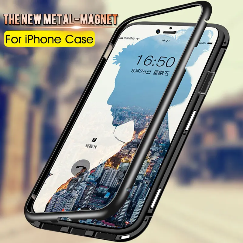 Magnetic Adsorption Luxury Protective Case On The For IPhone 6 6s 7 8 Plus 10 Shockproof Cover For IPhone X XR XS Hard Back Case
Magnetic Adsorption Luxury Protective Case On The For IPhone 6 6s 7 8 Plus 10 Shockproof Cover For IPhone X XR XS Hard Back Case