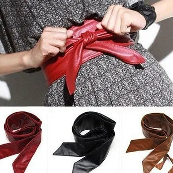 1PCS Fashion Women Belts Soft Leather Wide Waist Belt Bow for Dress Long Clothes Accessories Cummerbunds Solid White Red Silver
1PCS Fashion Women Belts Soft Leather Wide Waist Belt Bow for Dress Long Clothes Accessories Cummerbunds Solid White Red Silver