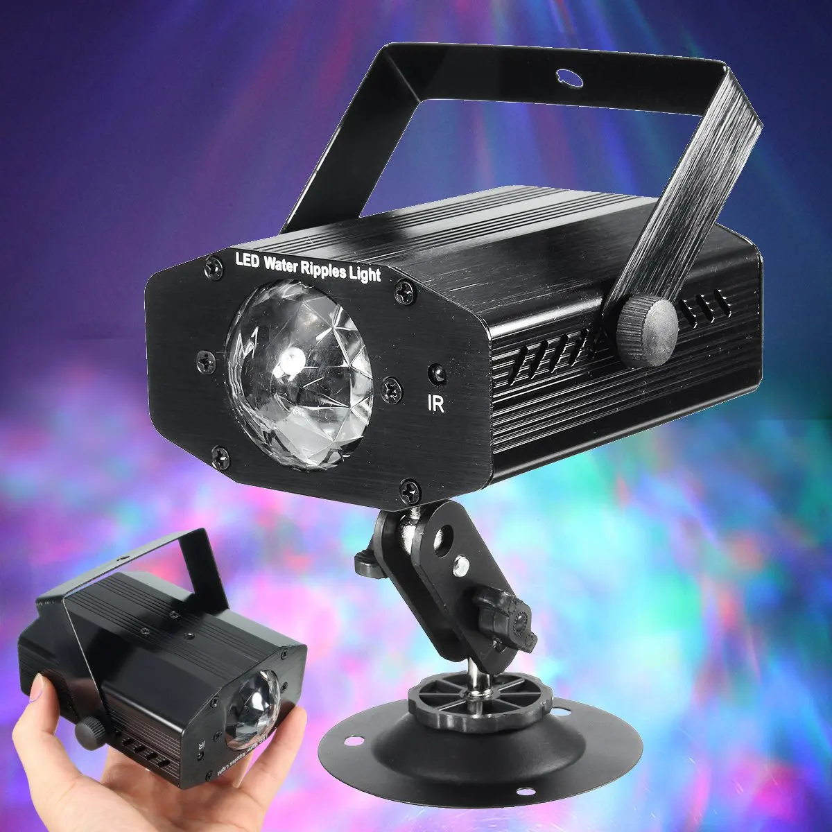 3W RGB 7 Color Remote Control LED Laser Projector Stage Light Water Wave Effect Light Club Bar DJ KTV Disco Party Lamp
3W RGB 7 Color Remote Control LED Laser Projector Stage Light Water Wave Effect Light Club Bar DJ KTV Disco Party Lamp