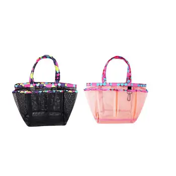 Portable Beach Bag PVC Grid Storage Basket Large Capacity Bathing Basket Bathing Bags Bathroom Shower Tote Bag
Portable Beach Bag PVC Grid Storage Basket Large Capacity Bathing Basket Bathing Bags Bathroom Shower Tote Bag