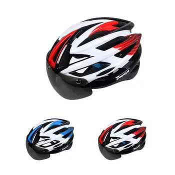 Unisex Riding Helmet With Goggles&Taillights Cycling Helmet Mountain Bike Road Integration Windproof&Sandproof Riding Equipment
Unisex Riding Helmet With Goggles&Taillights Cycling Helmet Mountain Bike Road Integration Windproof&Sandproof Riding Equipment