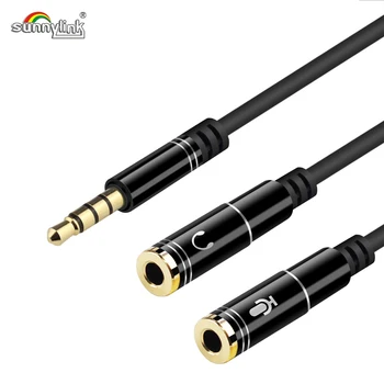 HiFi 4 Poles 3.5MM Jack Audio Y Splitter Cable for Earphone Headphone 3.5MM Male to 2 Female ( Microphone+Audio) Adapter Cable
HiFi 4 Poles 3.5MM Jack Audio Y Splitter Cable for Earphone Headphone 3.5MM Male to 2 Female ( Microphone+Audio) Adapter Cable