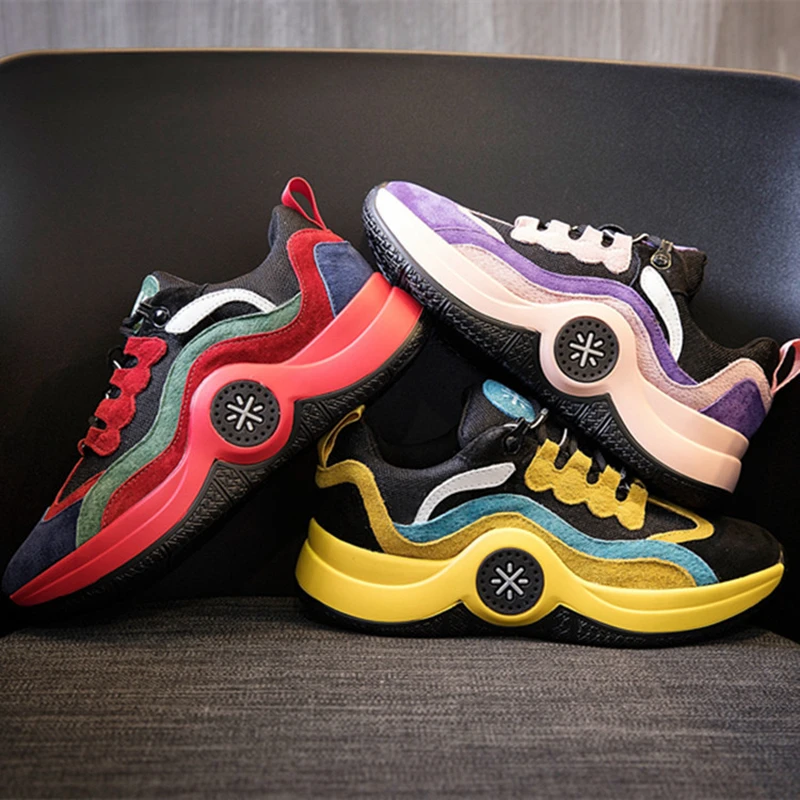 SWONCO Women Sneakers Daddy Shoes 2019 Spring Ladies Genuine Leather Casual Shoes Female Red Sneaker Designer Platfarm Sneakers
SWONCO Women Sneakers Daddy Shoes 2019 Spring Ladies Genuine Leather Casual Shoes Female Red Sneaker Designer Platfarm Sneakers