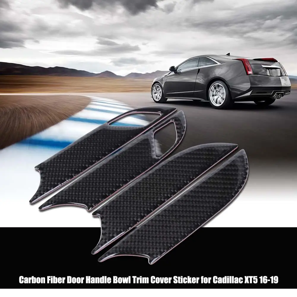 4Pcs Interior Door Handle Bowl Trim Cover Sticker for Cadillac XT5 2016 2017 2018 2019 Carbon Fiber
4Pcs Interior Door Handle Bowl Trim Cover Sticker for Cadillac XT5 2016 2017 2018 2019 Carbon Fiber