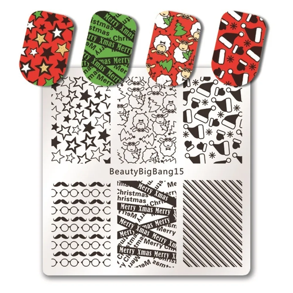 BeautyBigBang Stainless Steel Nail Stamping Plates 6*6cm Nail Art DIY Design Nail Image Nail Art Tool Template Stencil Nail Mold
BeautyBigBang Stainless Steel Nail Stamping Plates 6*6cm Nail Art DIY Design Nail Image Nail Art Tool Template Stencil Nail Mold