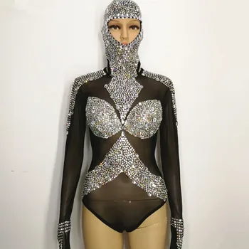 Bright Crystals Sexy Dancer Bodysuit Diamond performance Leotard Female costumes DJ show Singer Dance Nightclub star stage Wears
Bright Crystals Sexy Dancer Bodysuit Diamond performance Leotard Female costumes DJ show Singer Dance Nightclub star stage Wears