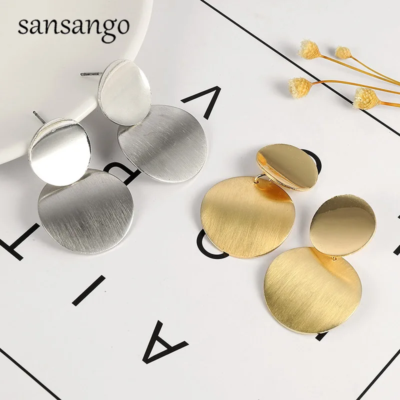Fashion Earrings For Women Round Shell Drop Earrings Metal Charming Boho Boucles d'oreilles pour les femmes Jewelry Dropshipping
Fashion Earrings For Women Round Shell Drop Earrings Metal Charming Boho Boucles d'oreilles pour les femmes Jewelry Dropshipping