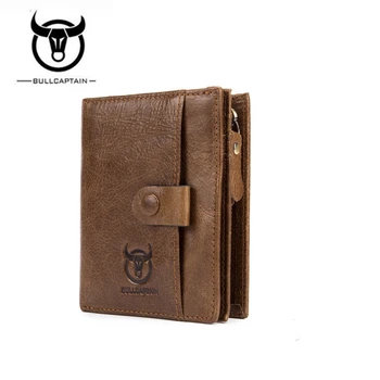 BULL CAPTAIN Cow Leather Men Wallet Fashion Coin Pocket Brand Trifold Multifunction Men Purse High Quality Male Card ID Holder
BULL CAPTAIN Cow Leather Men Wallet Fashion Coin Pocket Brand Trifold Multifunction Men Purse High Quality Male Card ID Holder