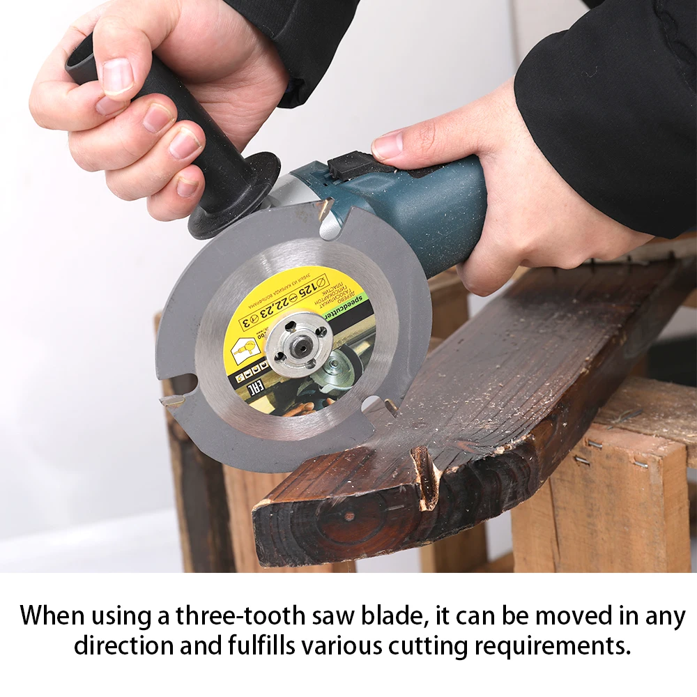 125mm 3 Teeth Saw Disc Carbide Tipped Circular Saw web Grinding Machine Grinder Wood Cutting Web Power Tool Accessories
125mm 3 Teeth Saw Disc Carbide Tipped Circular Saw web Grinding Machine Grinder Wood Cutting Web Power Tool Accessories