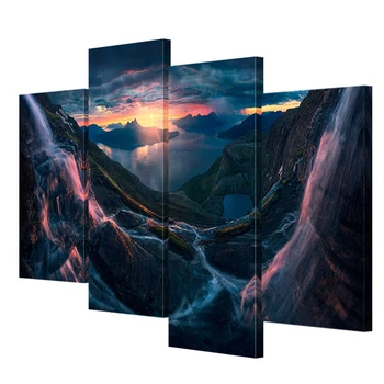 Canvas Wall Art Home Decor Frame 4 Pieces Rock Mountains Waterfall Modern HD Printed Sunset Landscape shipped 24 hour
Canvas Wall Art Home Decor Frame 4 Pieces Rock Mountains Waterfall Modern HD Printed Sunset Landscape shipped 24 hour