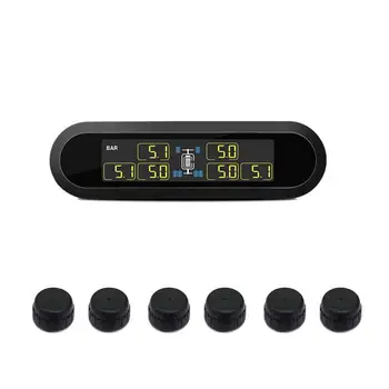 Car TPMS Tire Pressure Monitoring System Super LCD Universal For 6 Wheels Bus Van With 6 Sensors Tyre Pressure
Car TPMS Tire Pressure Monitoring System Super LCD Universal For 6 Wheels Bus Van With 6 Sensors Tyre Pressure